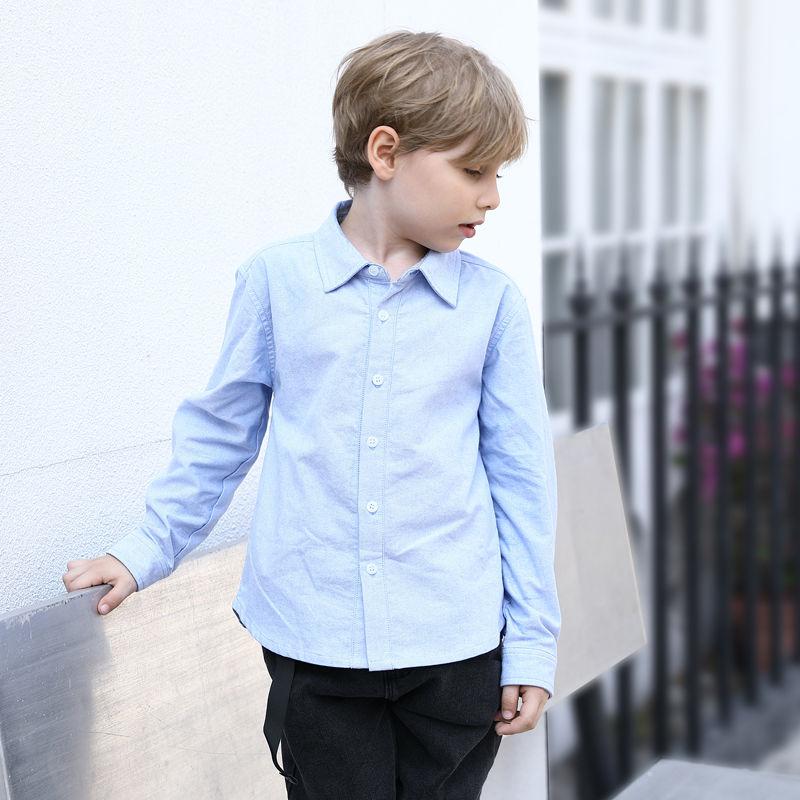 OEM Clothing Manufacturers Long Sleeve Boys Dress Shirt