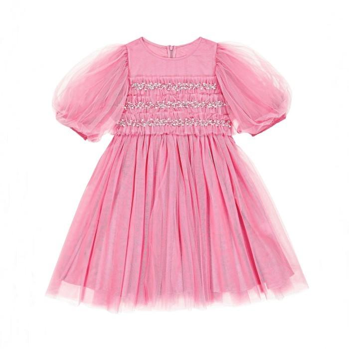 New Arrivals Chiffon Fabric Kids Baby Girls Lace Tutu Dress Banquet Show Dress