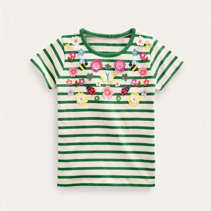 Kids Tees Printing Allover Baby Girls Tshirt