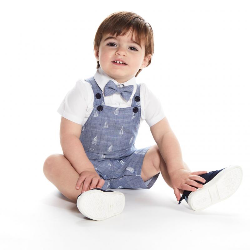 OEM Boys Gentlemen Suit Wholesale Summer Cotton Boys Suit Gentleman Outfit