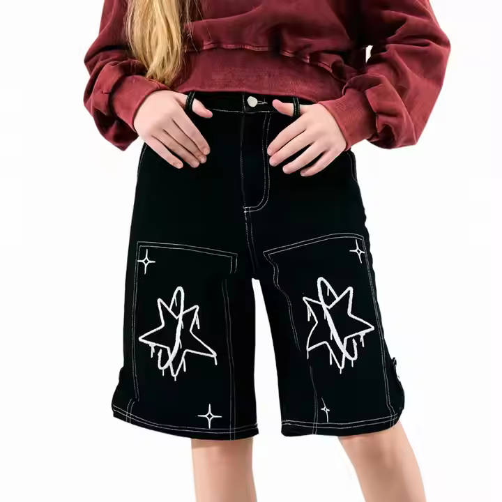 Custom Children's Cargo Shorts Casual Style for Toddlers Summer Fashion Pants for Boys Washed Techniques