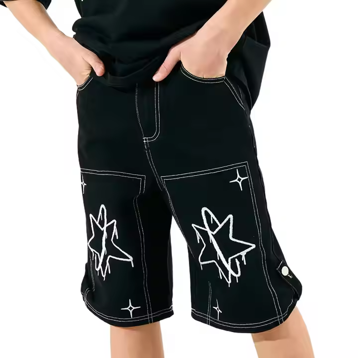 Casual Kids Shorts for Boys Complete Children's Pants with Washed Technics
