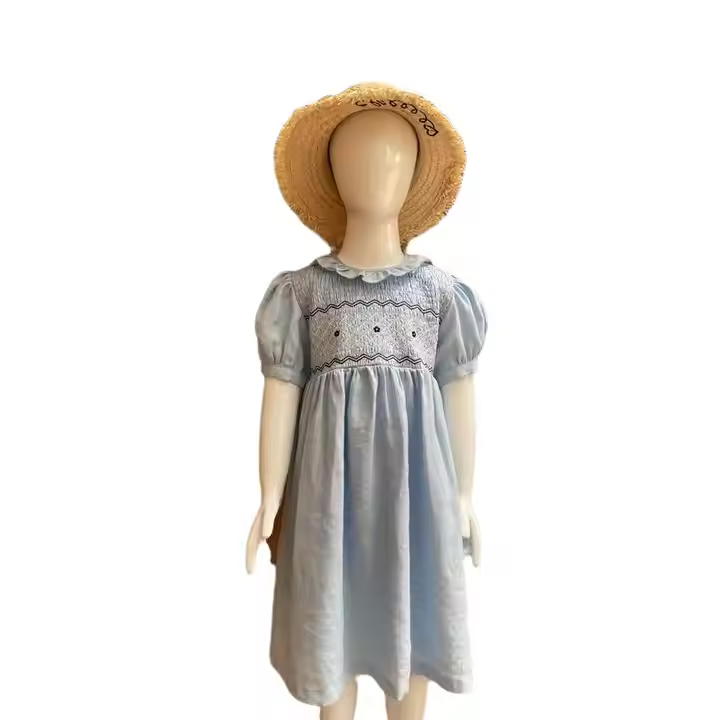 girls flower white dress