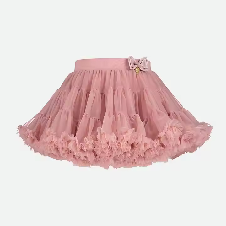 Customized solid color or silver foil baby tutu skirts for girls with bow on waist puffy high quality lovely baby tutu