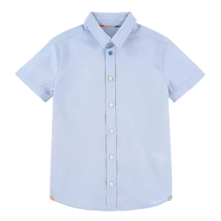 New arrival kid clothing 100% cotton latest styles wholesale boys shirts