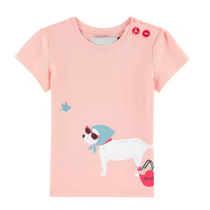 high quality industrial printing dog o-collar t-shirt for girls