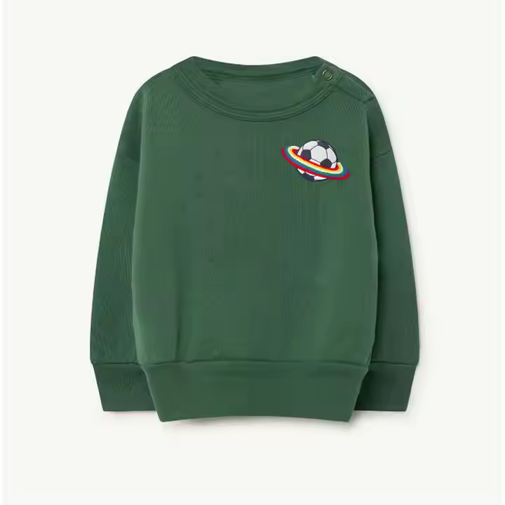 Custom kids winter wear pullover boys sweatshirt without hood