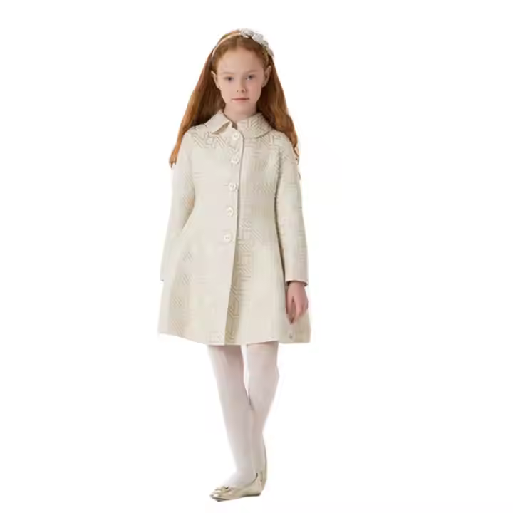 girls flower white dress