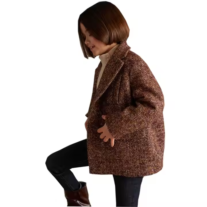 OEM brand children clothing winter jacket dress patterns latest fashion jacket