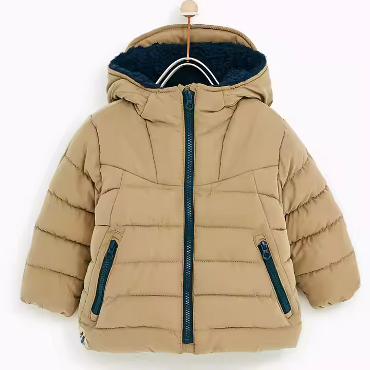 2025 Children's Clothing European fashion waterproof winter pea coats