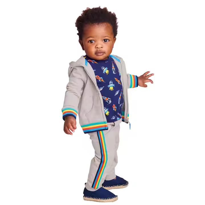Basic Style High Quality Sweatshirt Boy Cotton Clothing Set for Boy Children Sport Clothing Set With Hoody