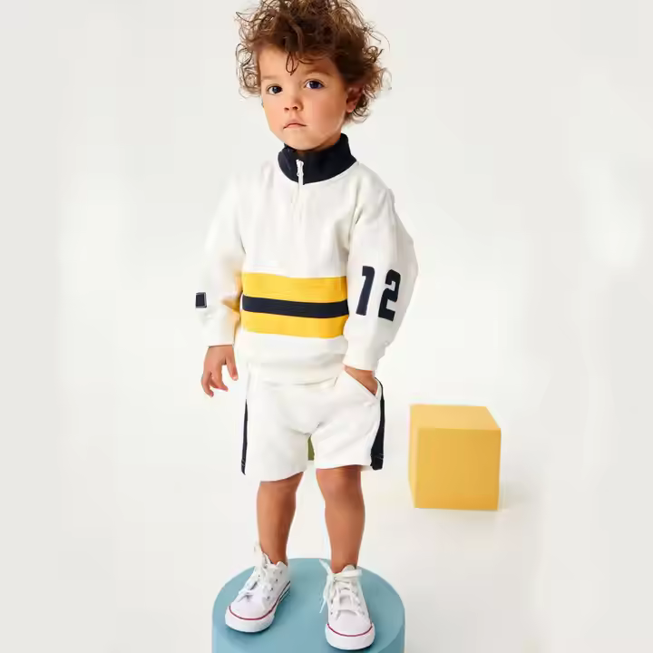 Spring Baby Boy Girl Casual Tracksuit Children Print Cotton Children's Tops + Pants Boys Clothing Suits 3-12 Years Sport Suits