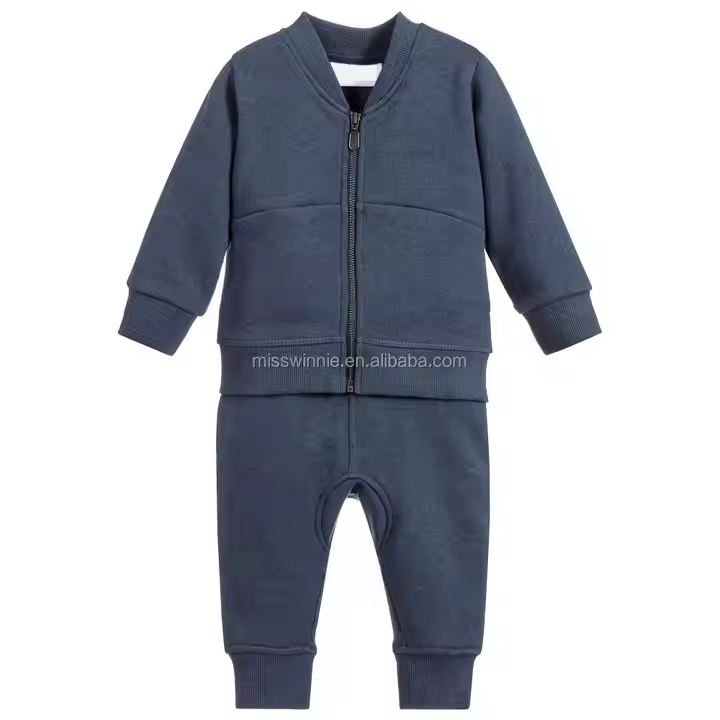 Kids Boy Winter Clothing Sets Pure Pattern Cotton Fabric Casual Style Children Clothing Manufacturers China
