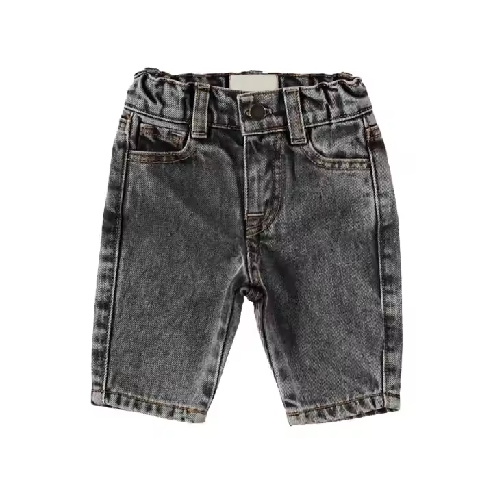 Casual Style Children Clothing Manufacturers Washed Denim Toddler Jean Shorts Baby Boy Pant&shorts