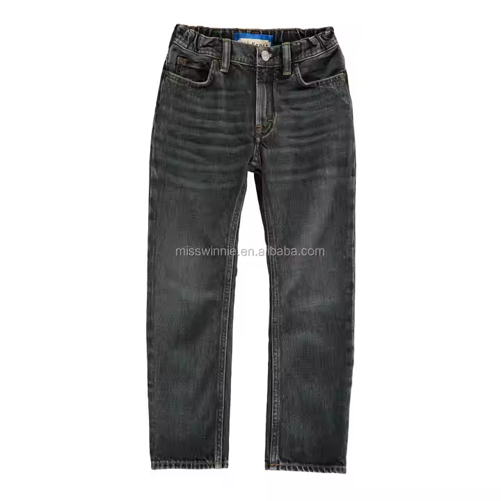 Kids Boy Jeans Pure Pattern Denim Trousers Latest Casual Style Guangzhou Children Clothes
