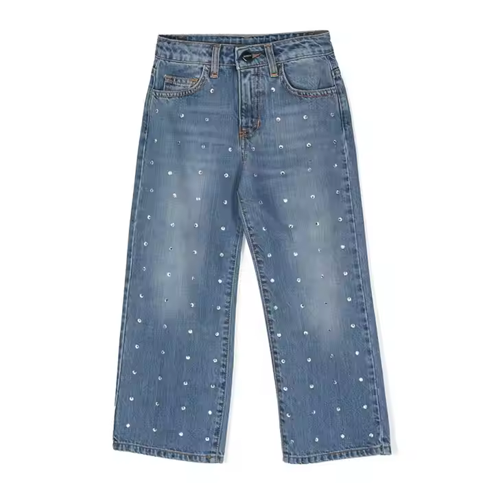 Children Boy Jeans Kids Trousers Jeans Pure Pattern Casual Style