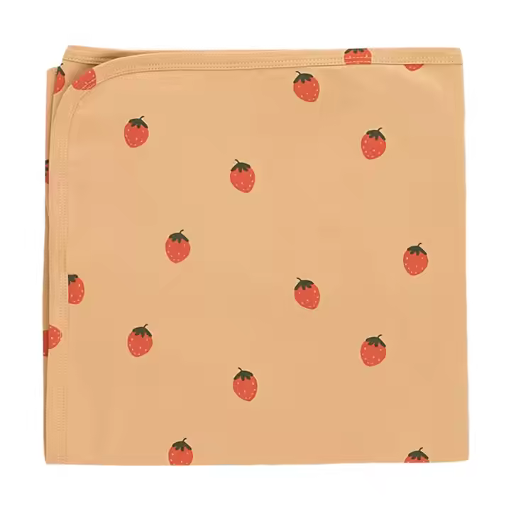 Customized Knitted Fabric Print Pattern Design Bamboo Cotton Newborn Infant Baby Muslin Swaddle Blanket