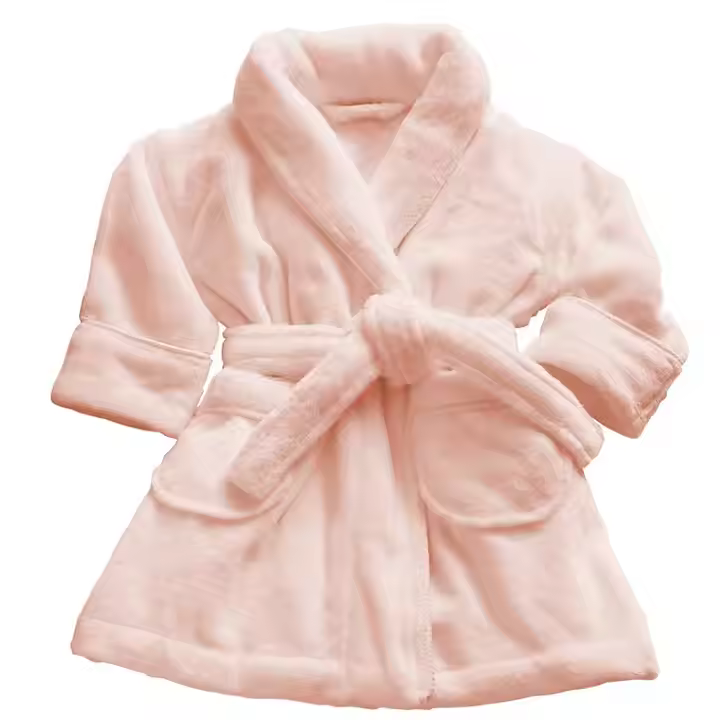 Baby's Robe Machine Wash Soft Post Bath Robe Quality Fabric Robe Customized for Baby Kids Style