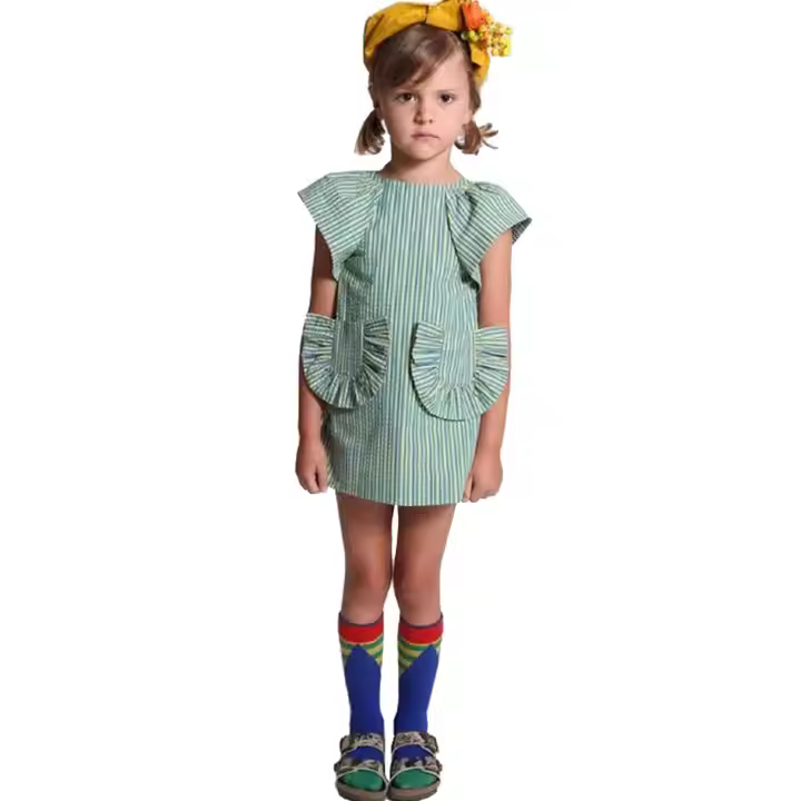 Latest Kids Gown Picture Simple Design Dresses of Party for Girls of 10 to 15 Years