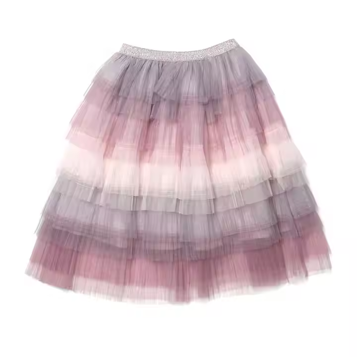 Qualified Children Clothing Fluffy Tulle Tutu Girl Skirt Girl Summer Skirt