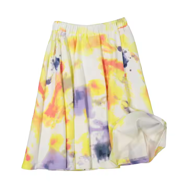Tie Dye Comfort Midi Skirt Elastic Waist a Line Skirt for Girls Size 4-16Y