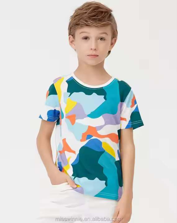 Kids T-shirt Wholesale Children Camo t Shirt Baby Boy Names Unique Pictures