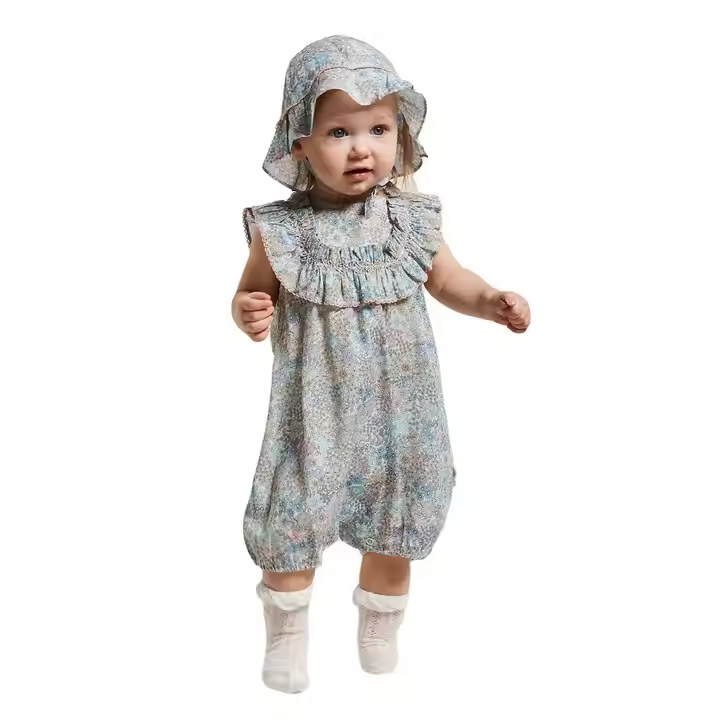 Baby girls cotton romper