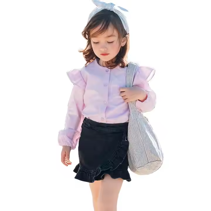 girls flower white dress