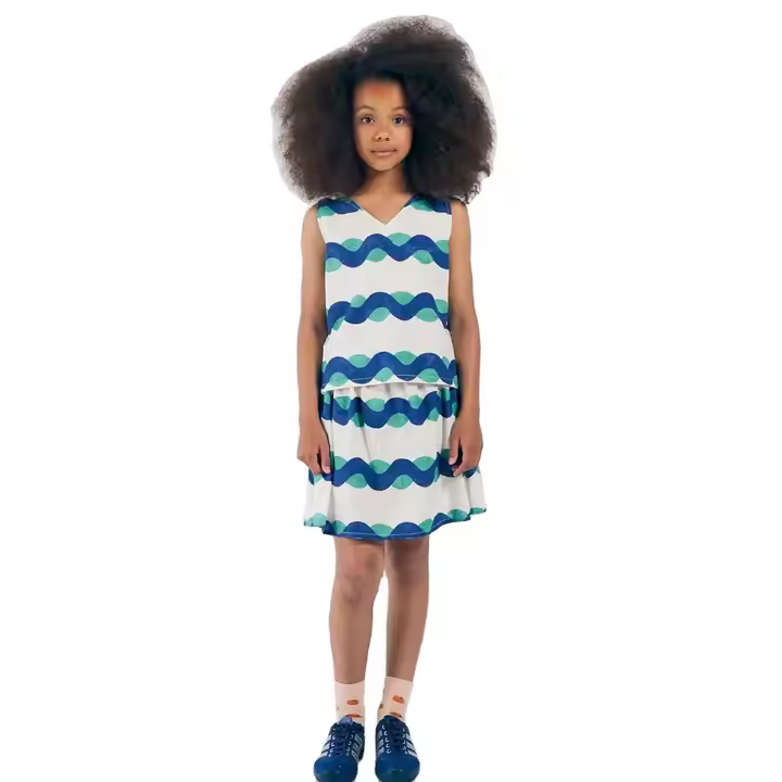 girls flower white dress