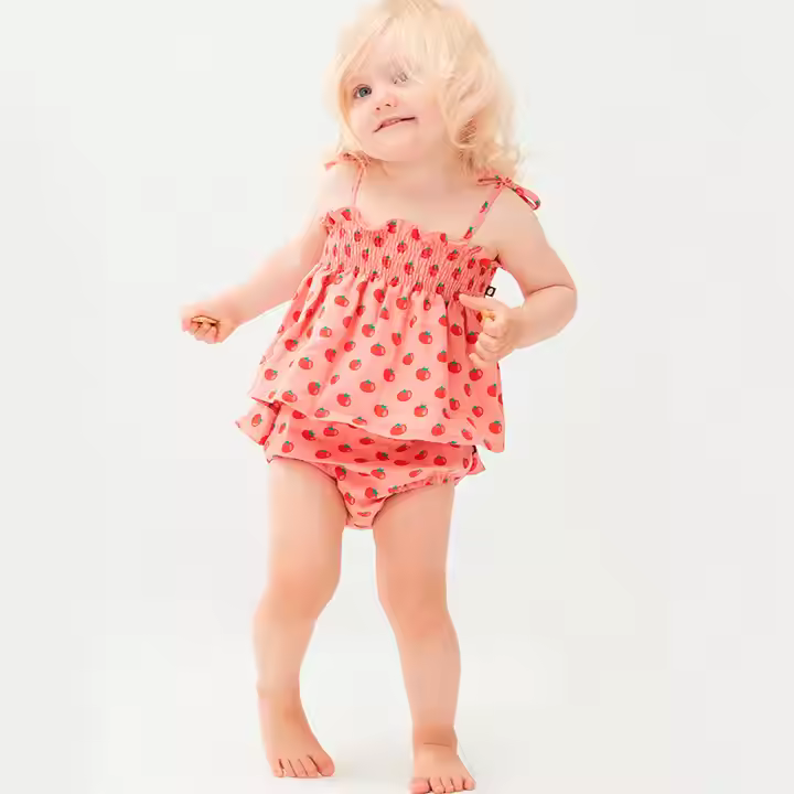Baby girls cotton romper