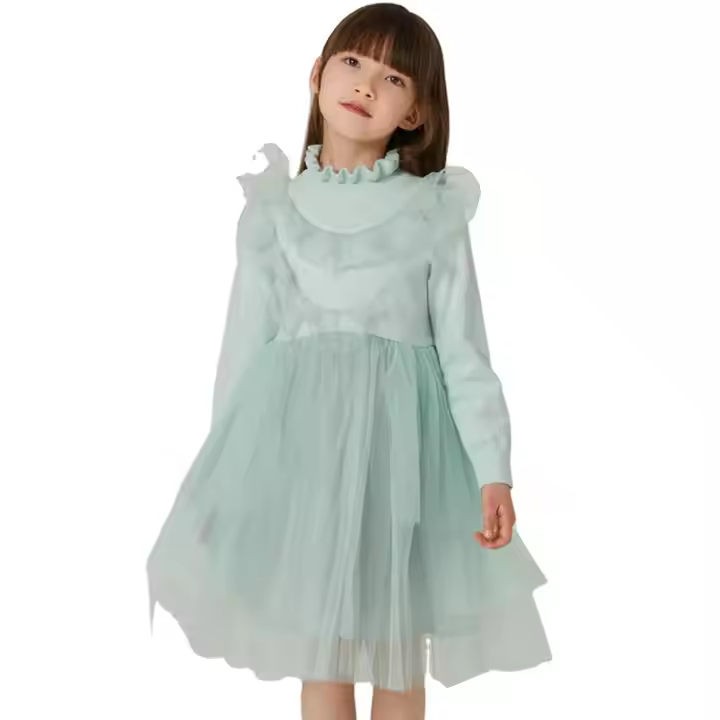 girls flower white dress