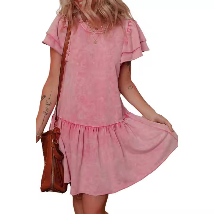 girls flower white dress