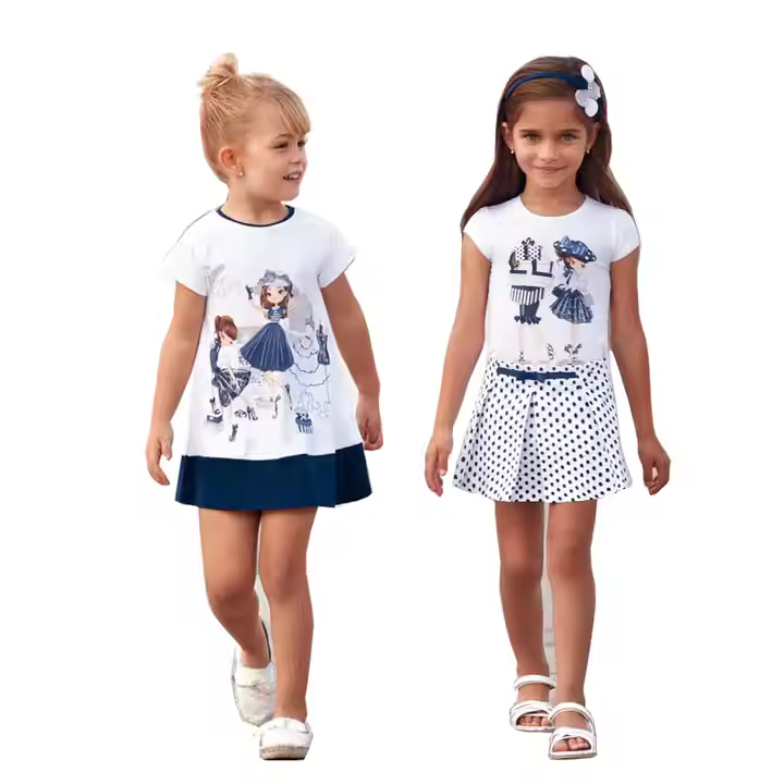 girls flower white dress