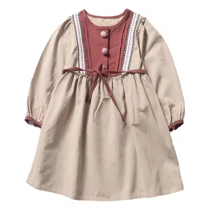 girls flower white dress