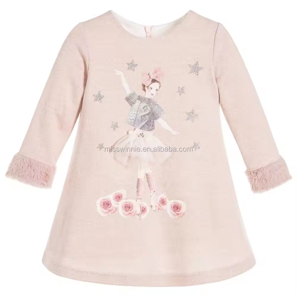 girls flower white dress