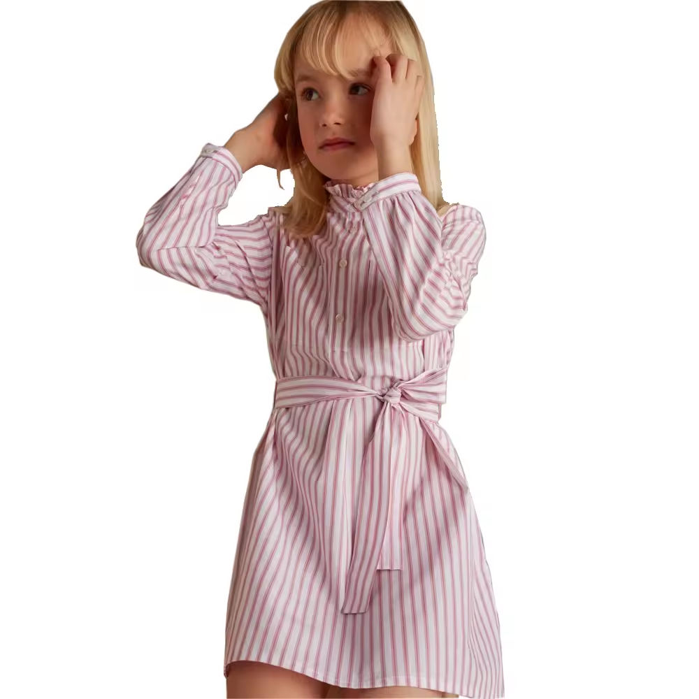 girls flower white dress