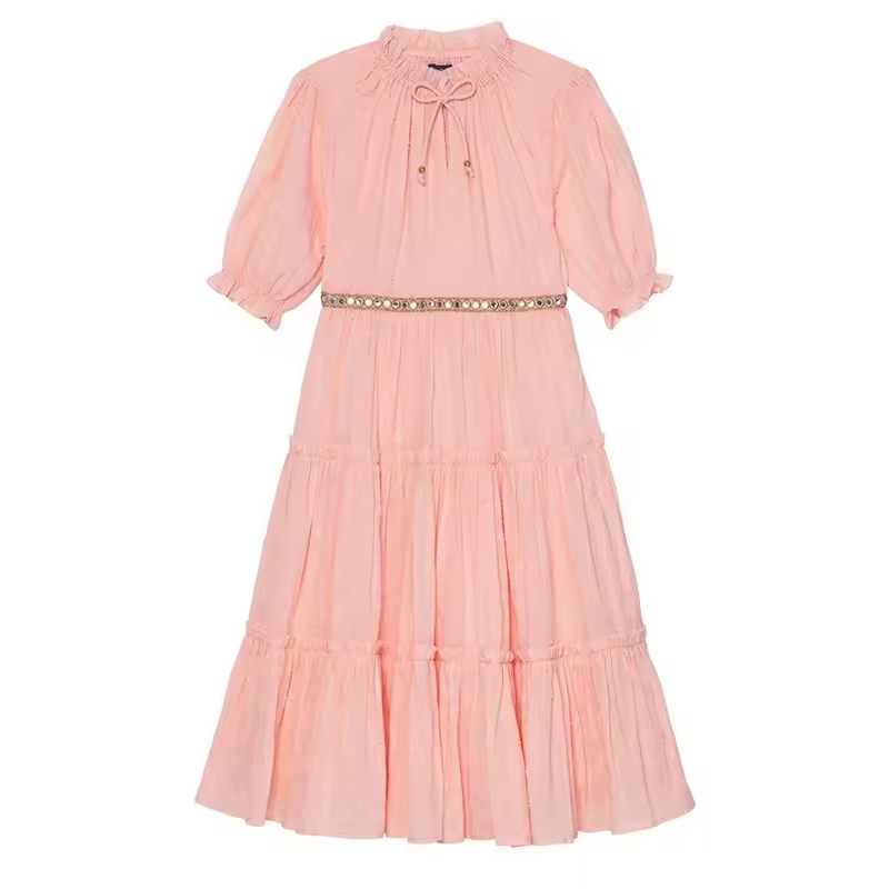 girls flower white dress