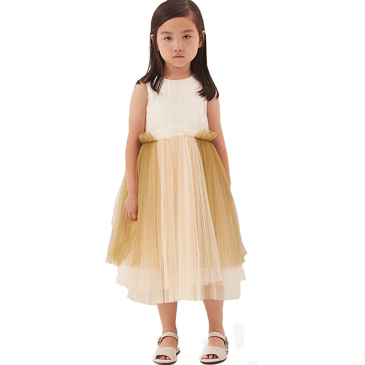 girls flower white dress