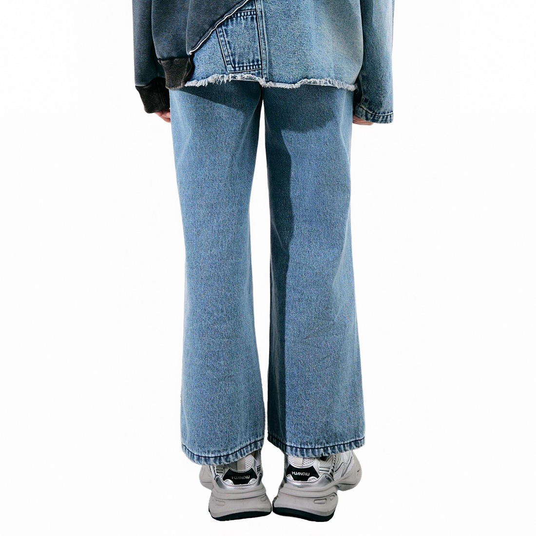 OEM ODM Csutomized Women's Fashion Casual Pants Customizable Jeans for Little Girls Plus Size Children's Clothing in Jeans Style