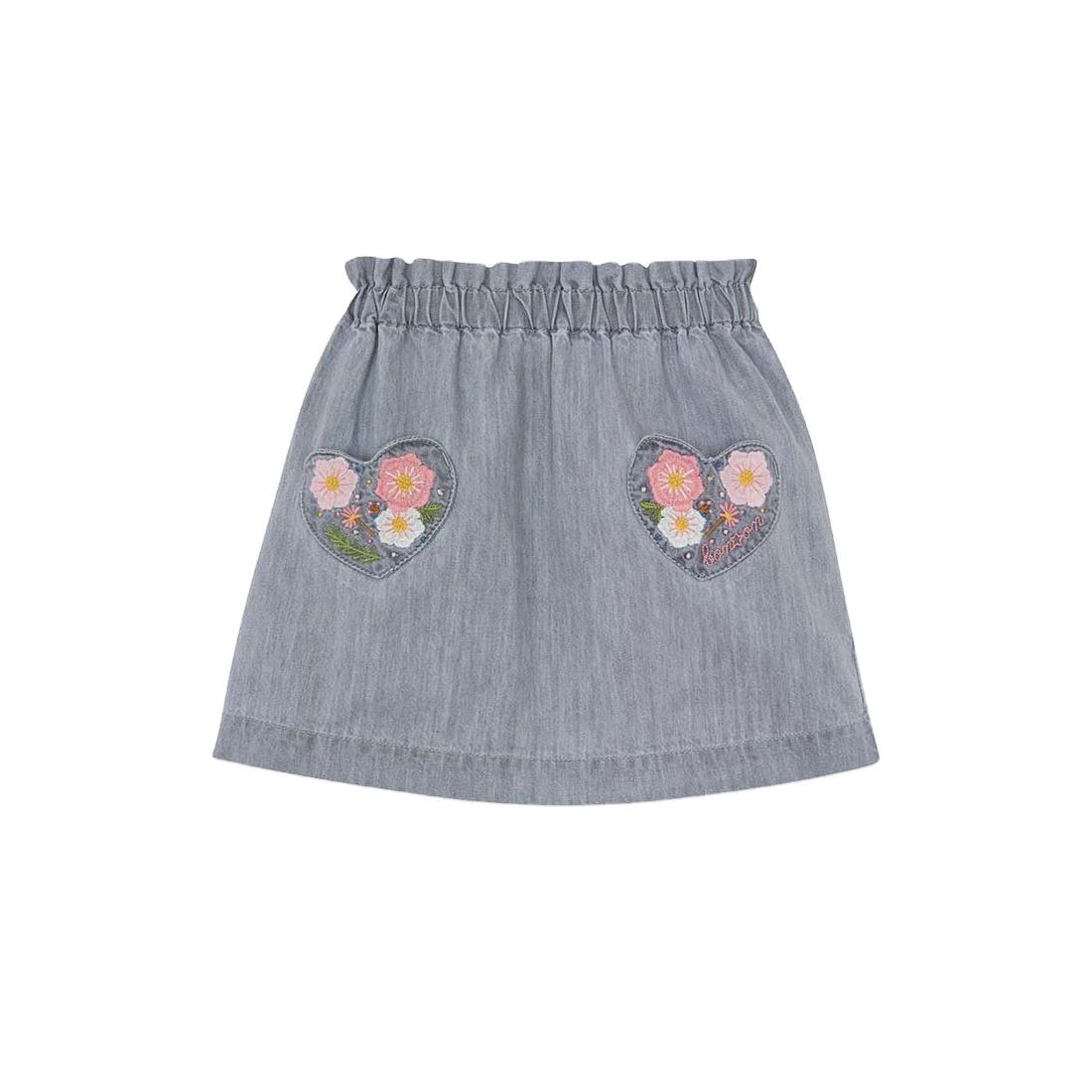 BillyBear Casual Solid Cotton Women's Schoolgirl Mini Skirt Dress-Summer Breathable & Eco-Friendly A-Line Silhouette